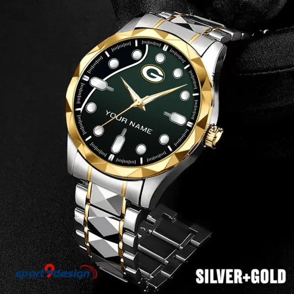 Green Bay Packers Luxury Automatic Stainless Steel Business Waterproof Watches For Men's 2025 SPTDMW942 - Image 5