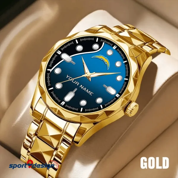 Los Angeles Chargers Luxury Automatic Stainless Steel Business Waterproof Watches For Men's 2025 SPTDMW948 - Image 4