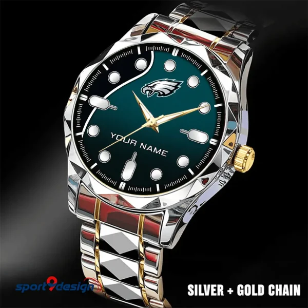 Philadelphia Eagles Luxury Automatic Stainless Steel Business Waterproof Watches For Men's 2025 SPTDMW956