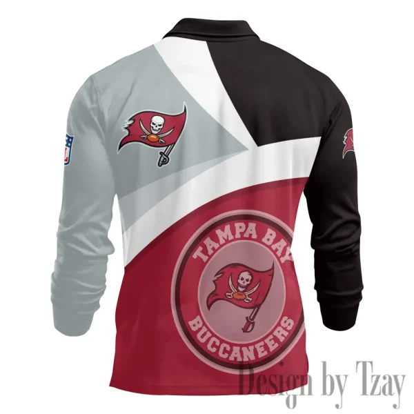 Tampa Bay Buccaneers Men Polo shirt Long Sleeve Fashion Casual Slim New Design 2025 ANZLSPS325 - Image 3