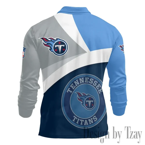 Tennessee Titans Men Polo shirt Long Sleeve Fashion Casual Slim New Design 2025 ANZLSPS326 - Image 3