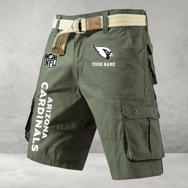 Arizona Cardinals Men Button Cargo Shorts style 2025 ANZ-S9CSBT120 - Image 4