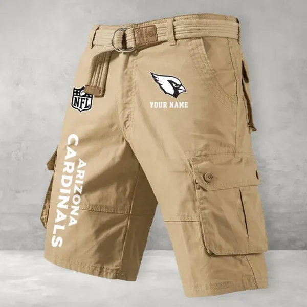 Arizona Cardinals Men Button Cargo Shorts style 2025 ANZ-S9CSBT120 - Image 5
