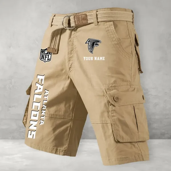 Atlanta Falcons Men Button Cargo Shorts style 2025 ANZ-S9CSBT121