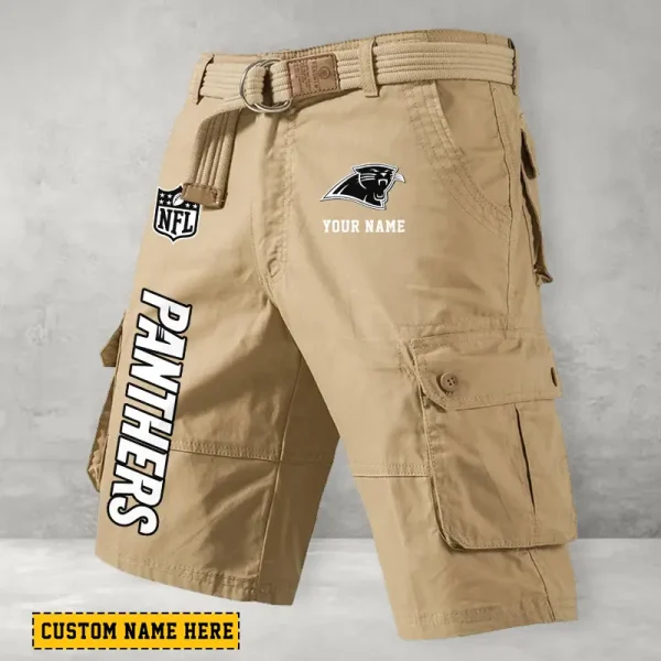 Carolina Panthers Men Button Cargo Shorts style 2025 ANZ-S9CSBT124 - Image 4
