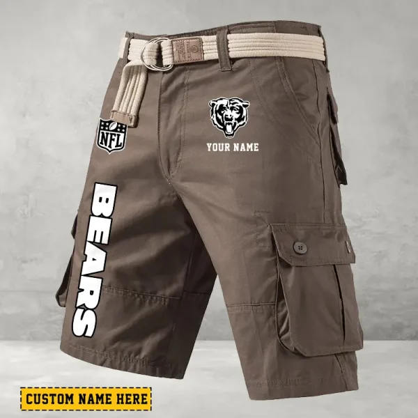 Chicago Bears Men Button Cargo Shorts style 2025 ANZ-S9CSBT125 - Image 5