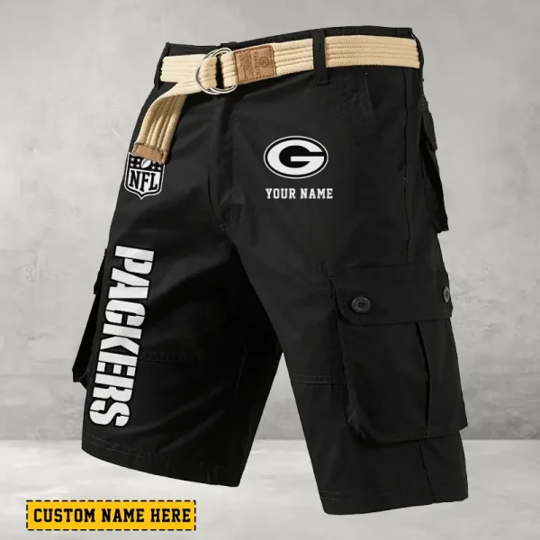 Green Bay Packers Men Button Cargo Shorts style 2025 ANZ-S9CSBT131 - Image 5