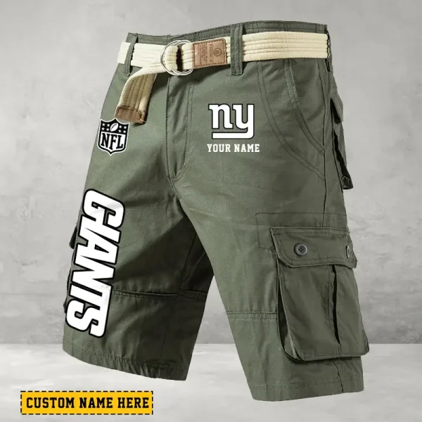 New York Giants Men Button Cargo Shorts style 2025 ANZ-S9CSBT143 - Image 4