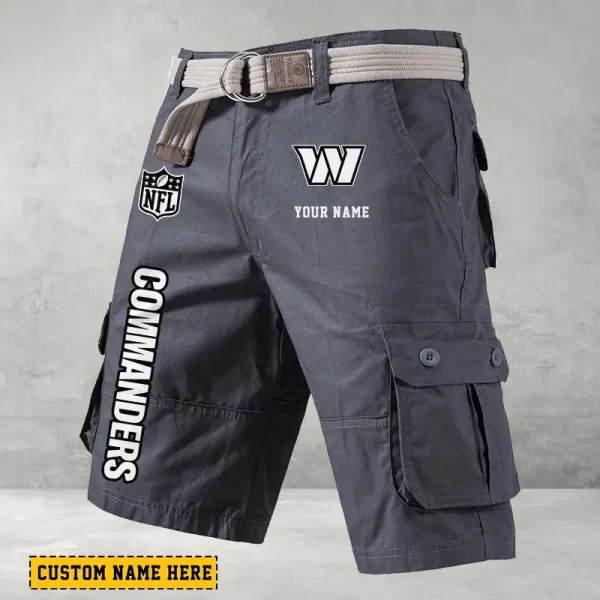 Washington Commanders Men Button Cargo Shorts style 2025 ANZ-S9CSBT151 - Image 5