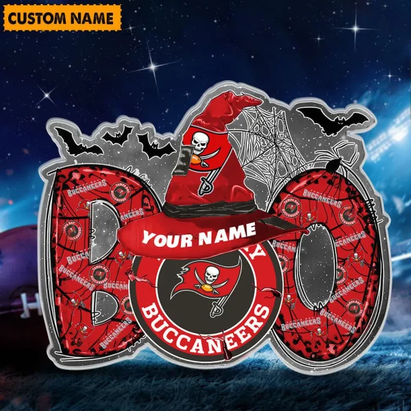 Tampa Bay Buccaneers NFL Boo Spooky Season Personalized Acrylic Block Plaque For Fan - Limited Edition SPTFTAB123