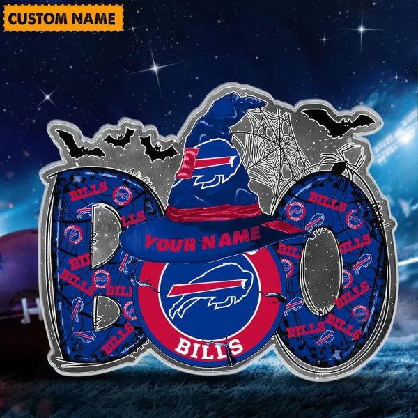 Buffalo Bills NFL Boo Spooky Season Personalized Acrylic Block Plaque For Fan - Limited Edition SPTFTAB139