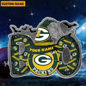 Green Bay Packers NFL Boo Spooky Season Personalized Acrylic Block Plaque For Fan - Limited Edition SPTFTAB154