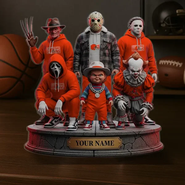 Cleveland Browns Custom NFL Acrylic Block Plaque For Fan - Limited Edition SPTFTAB156 - Image 3