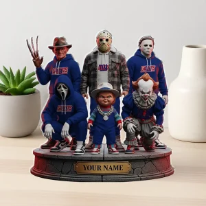 Alternative view of New York Giants Custom NFL Acrylic Block Plaque For Fan - Limited Edition SPTFTAB176