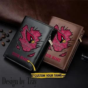 Arizona Cardinals Men Wallet Pu Leather Gift Purse SPTLVW1083