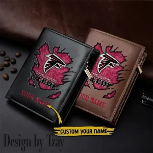 Atlanta Falcons Men Wallet Pu Leather Gift Purse SPTLVW1084