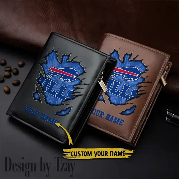 Buffalo Bills Men Wallet Pu Leather Gift Purse SPTLVW1086