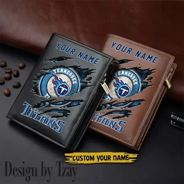 Tennessee Titans Men Wallet Pu Leather Gift Purse SPTLVW1177