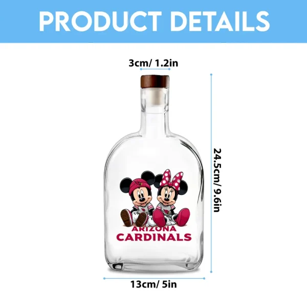 Arizona Cardinals NFL Personalized Whiskey Bottle New 2025 SPTWHBL033 - Image 4