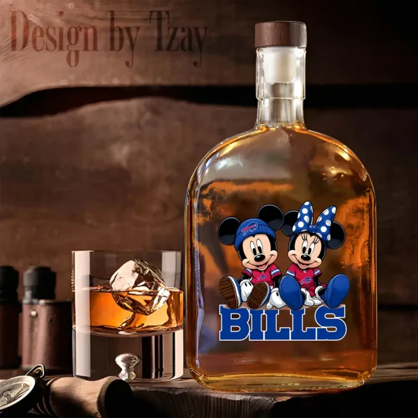 Buffalo Bills NFL Personalized Whiskey Bottle New 2025 SPTWHBL036 - Image 3