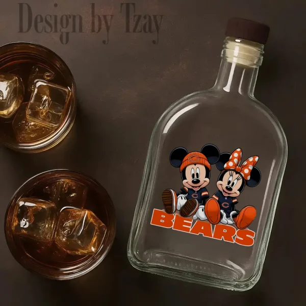 Chicago Bears NFL Personalized Whiskey Bottle New 2025 SPTWHBL038 - Image 4