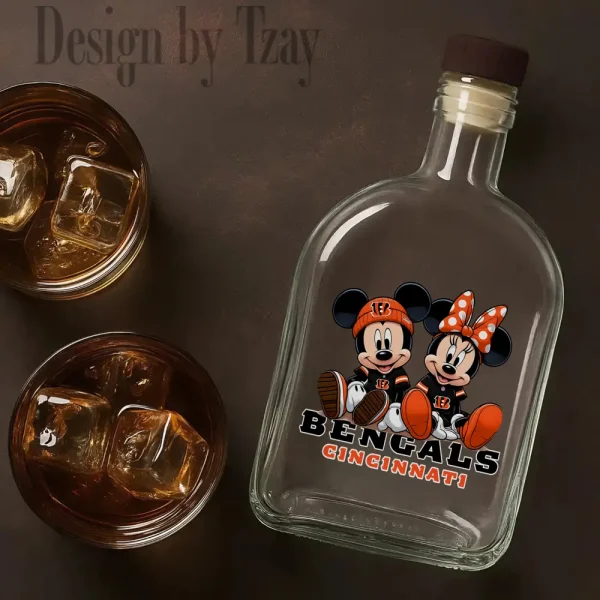 Cincinnati Bengals NFL Personalized Whiskey Bottle New 2025 SPTWHBL039 - Image 2